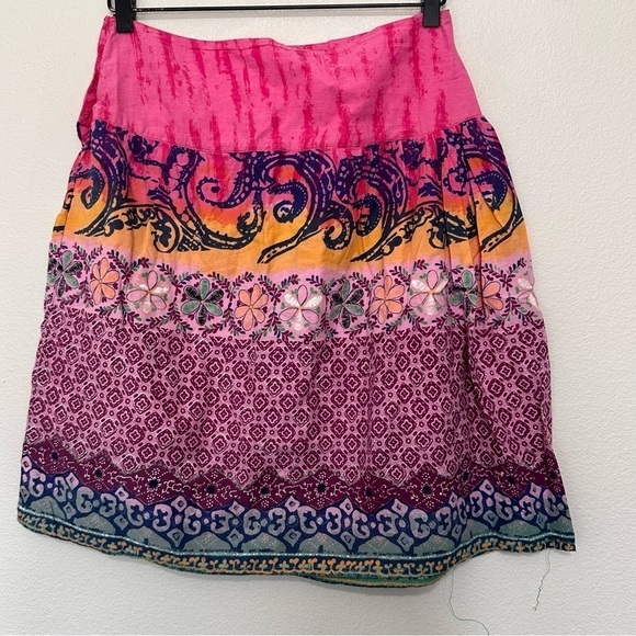 Colorful Bohemian Women's Skirt - Picture 4 of 7